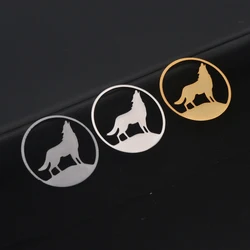 2024 men's brooch fashion wolf accessories, men's clothing accessories gift leaders wholesale brooch products can be customized