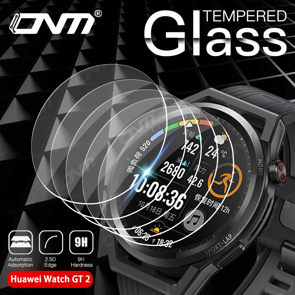 9H Premium Tempered Glass for Huawei Watch GT3 Pro 46MM GT2 HD Screen Protector for Huawei GT 3 2 Runner 46mm Protective Film