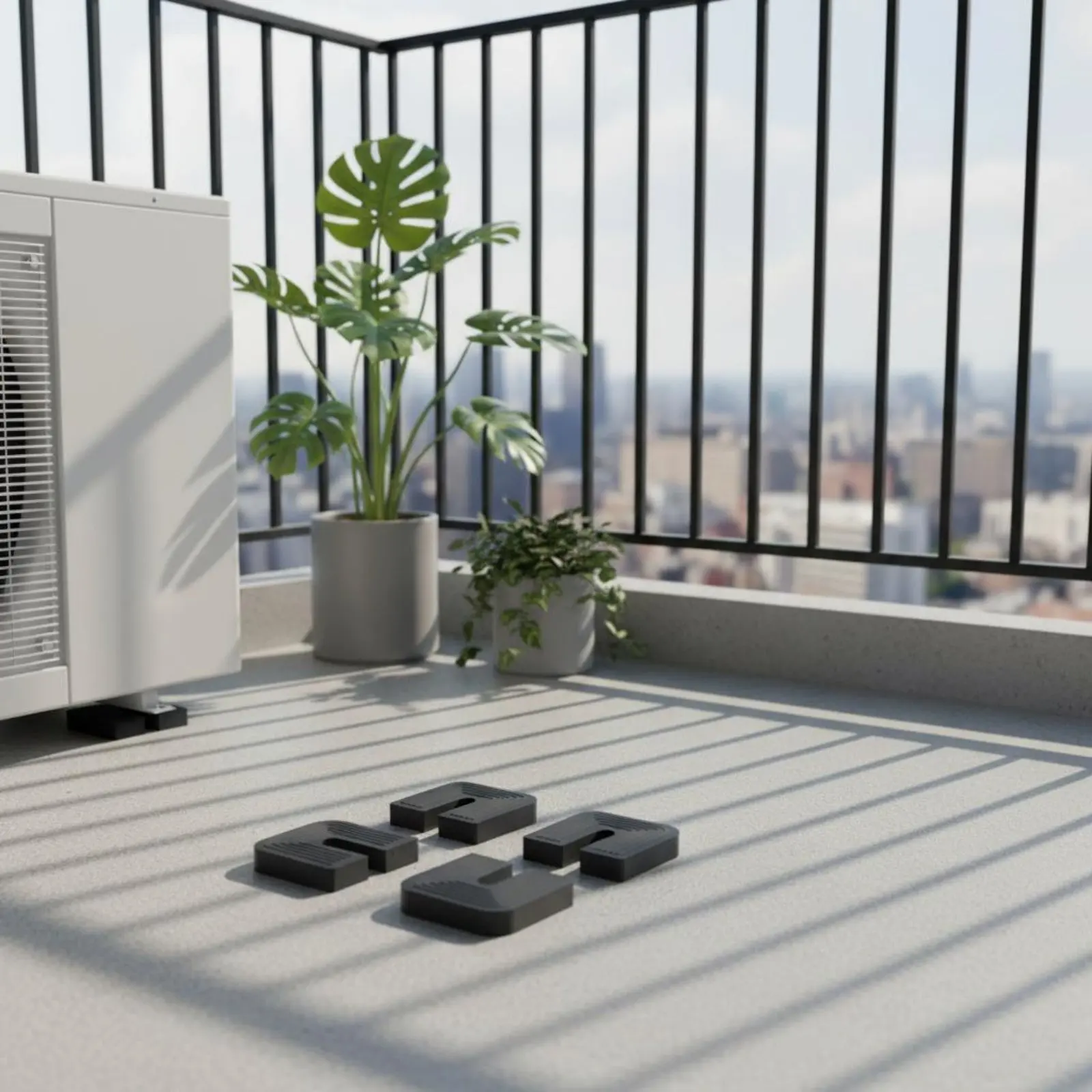 

Air Cooling Foot Pad Noise Reducing Air Cooling Oscillation Isolator Air Conditioning Outdoor Unit Support Block Universal