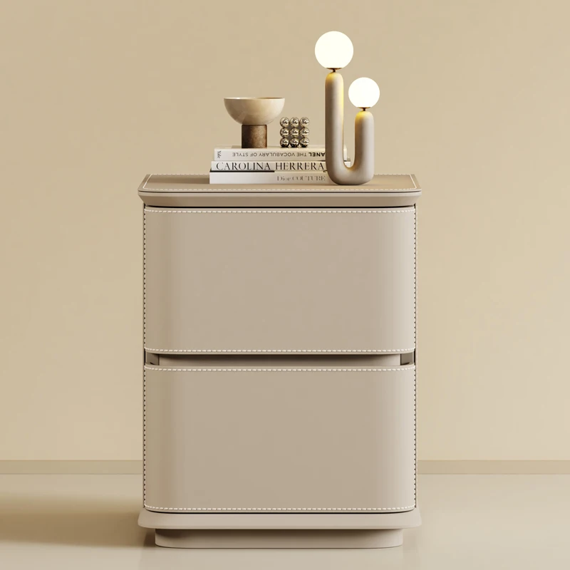 

Elegant Luxury Glamour Bedside Table Style Trendy Modern Nordic Nightstand Creative Storage Mesa De Noche Bedroom Furniture