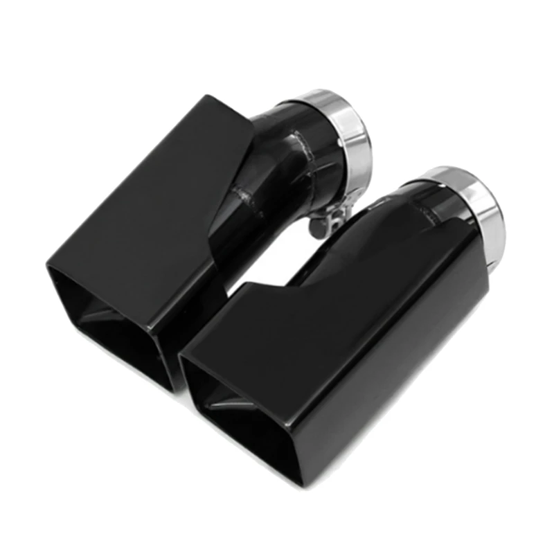 Car Exhaust Tip Tailpipe Stainless Steel Square Muffler Tip For Land Rover Defender 90 110 L663 Diesel Version