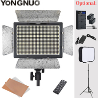 YONGNUO YN600L 600 LED Video Light Panel 3200K-5600K color Temperature Studio Lamp Optional accessories kit for Canon Nikon DSLR