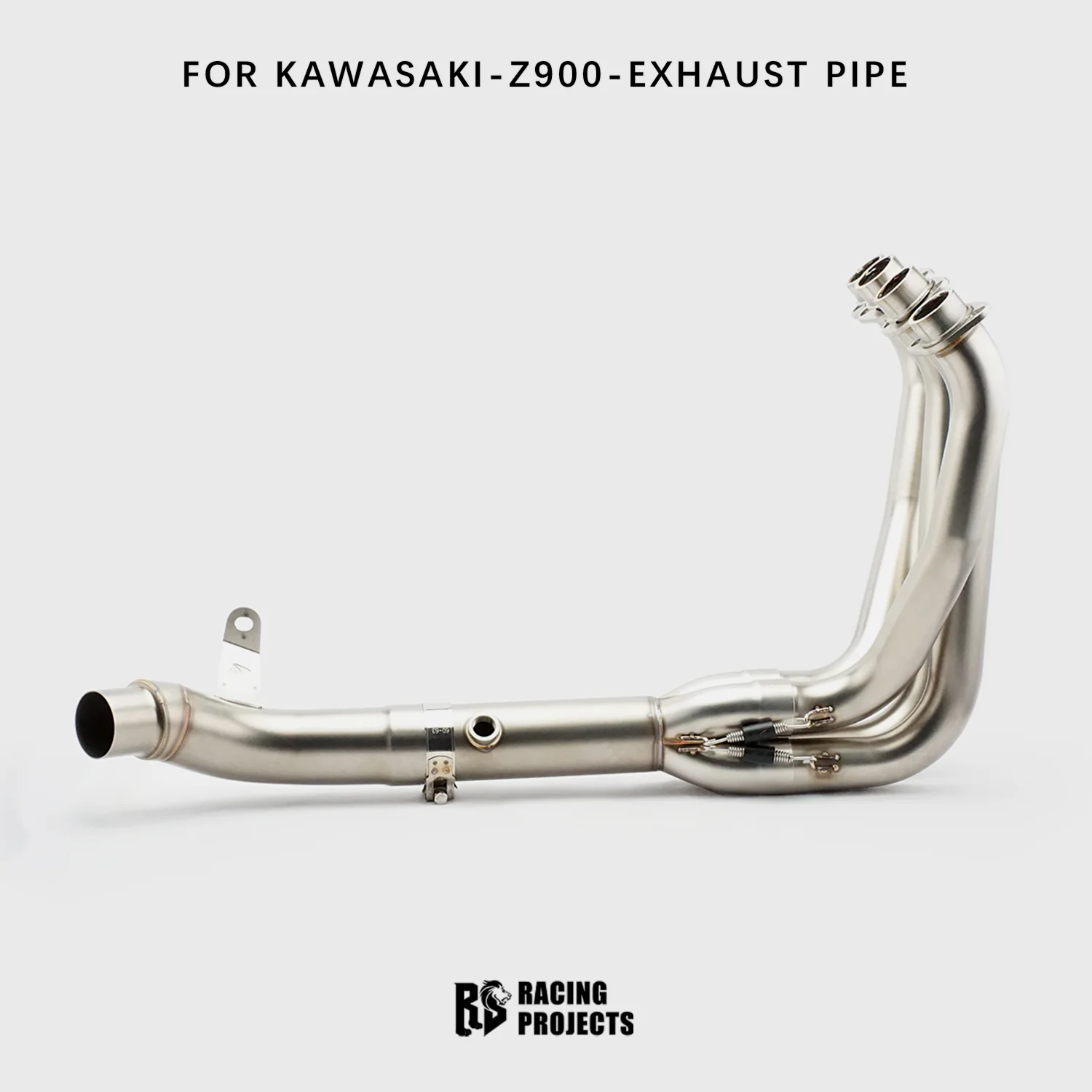 

RS For Kawasaki Z900A2 Z900SE Motorcycle front tube Stainless steel Exhaust Pipe Assembly Connect original muffler 2017-2025