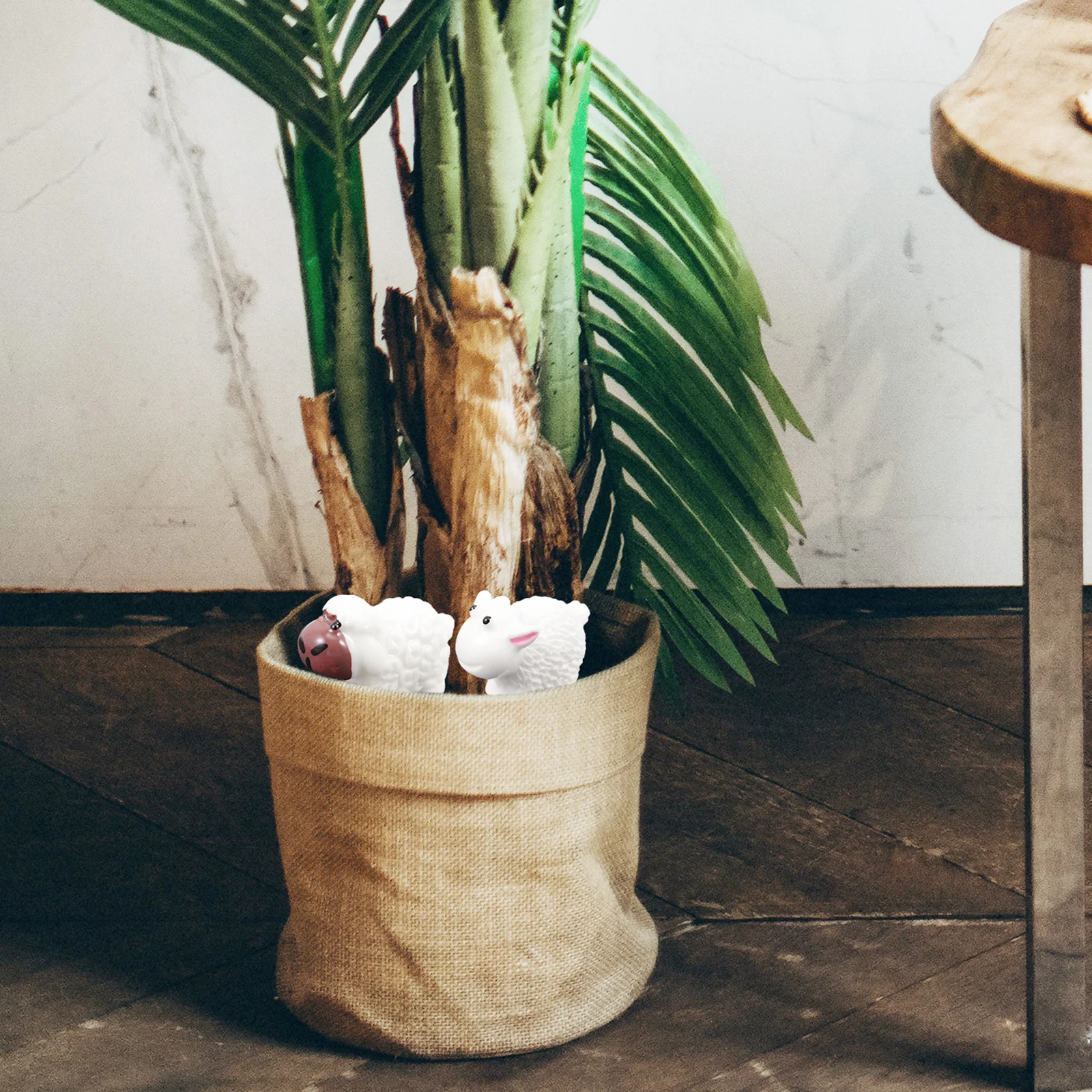 

30Pcs Mini Sheep Goat Statue Micro Landscape Decor Miniature Home Garden Adornment DIY Craft Resin Miniature Sheep Safe