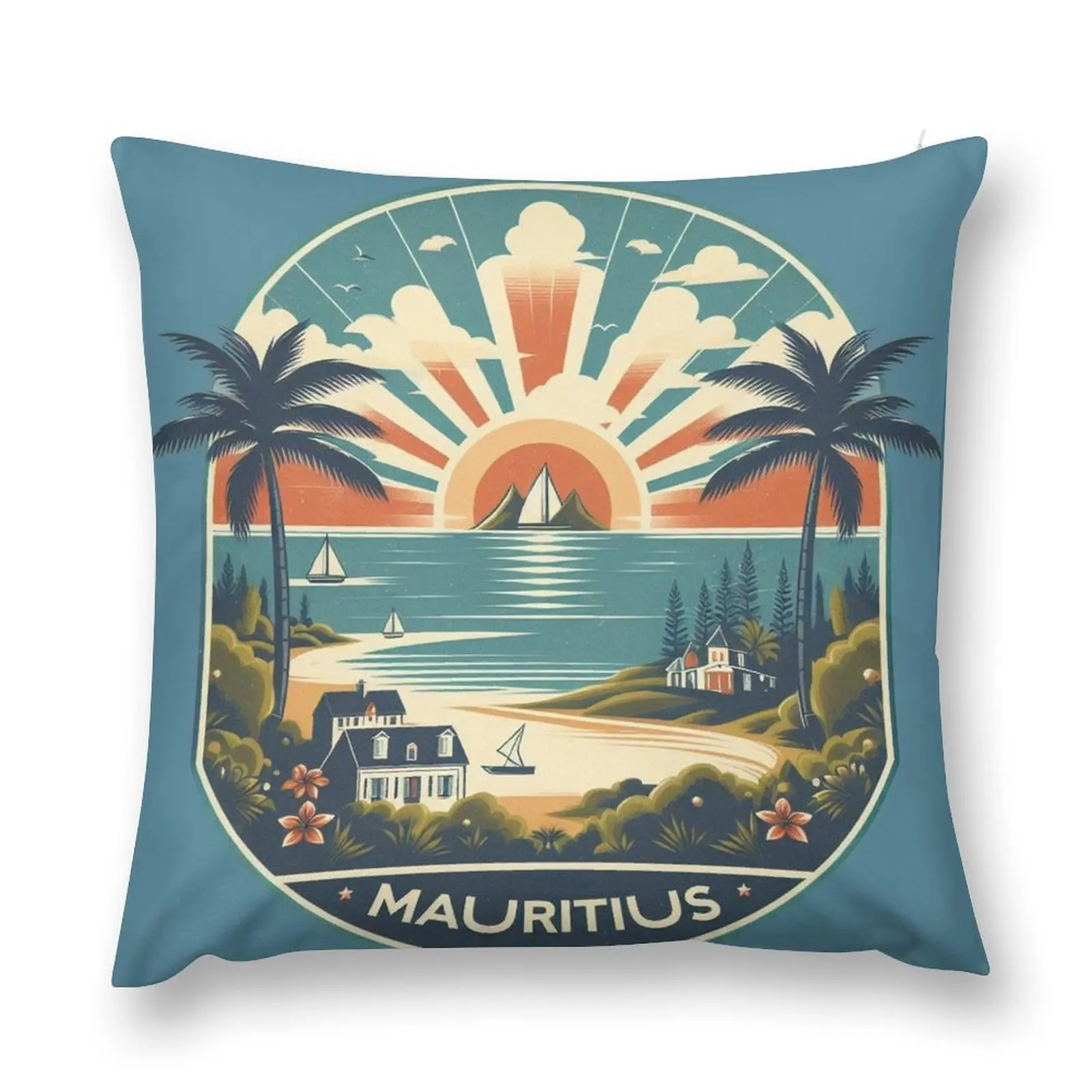 mauritius Throw Pillow Sofa Decorative Covers Couch Pillows Rectangular Cushion Cover sleeping pillows pillow