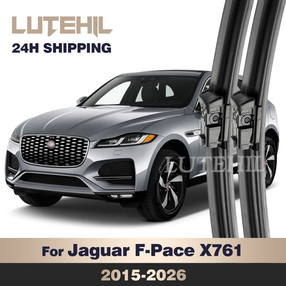 Wiper Front Wiper Blades For Jaguar F-Pace X761 2015-2026 2016 2017 2018 2019 2020 2021 2022 Windshield Windscreen Window 26
