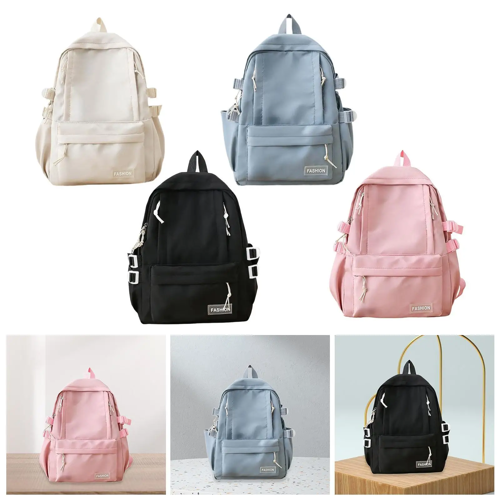 Modischer Rucksack, trendiger Tagesrucksack mit Griff für Wandern, Einkaufen, Rucksackreisen