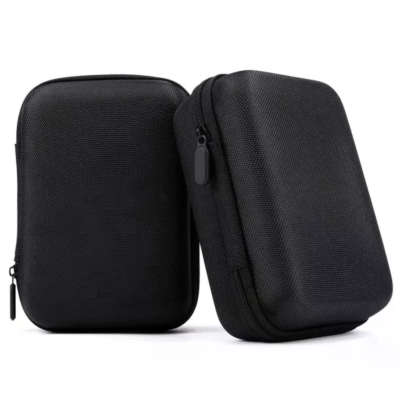 New Hard Shell EVA Storage Box Mini Portable Pouch Carrying Bag Black Protective Storage Case Digital Accessories