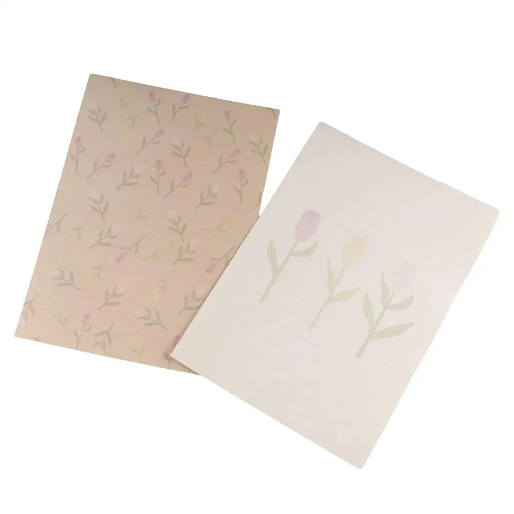 Gift Card Flowers Floral Envelopes DIY Postcard with Stickers Letter Pads Greeting Kawaii Letter Writing Paper Wedding Party