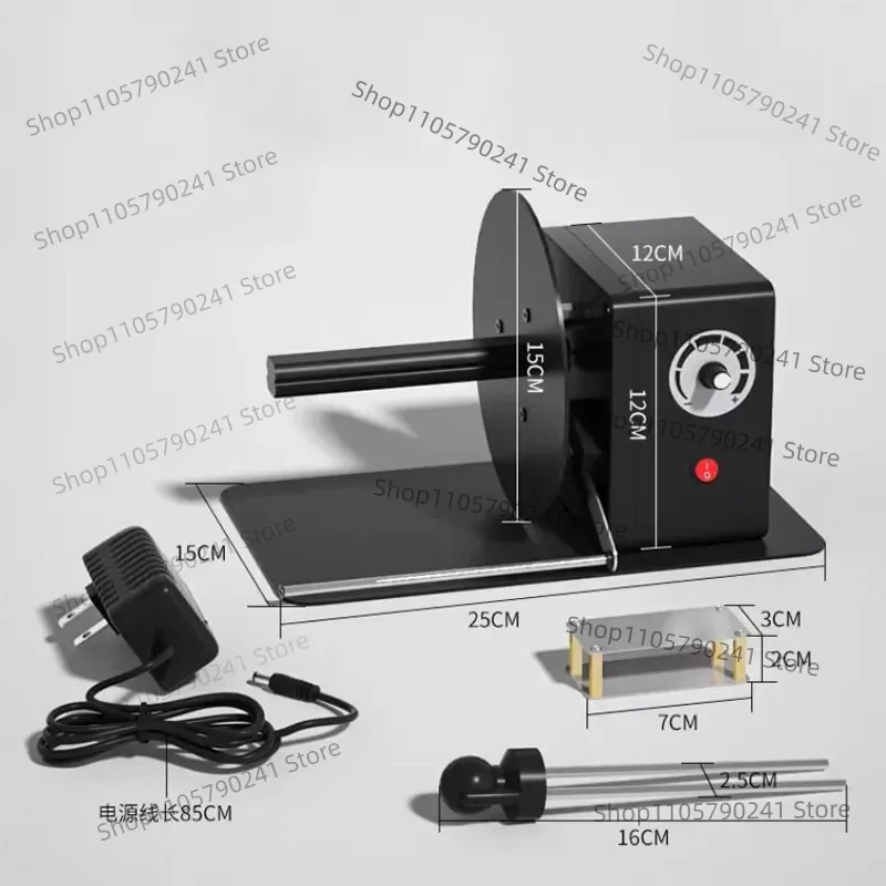 Mini Label Rewinder Desktop Small Winding Machine Electrical Tag Roll Rewinder