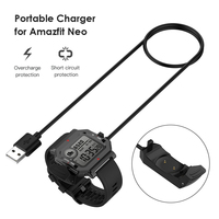Premium 1m USB Charging Cable for Amazfit Neo Smart Watch Fast Charging Portable Charger Device