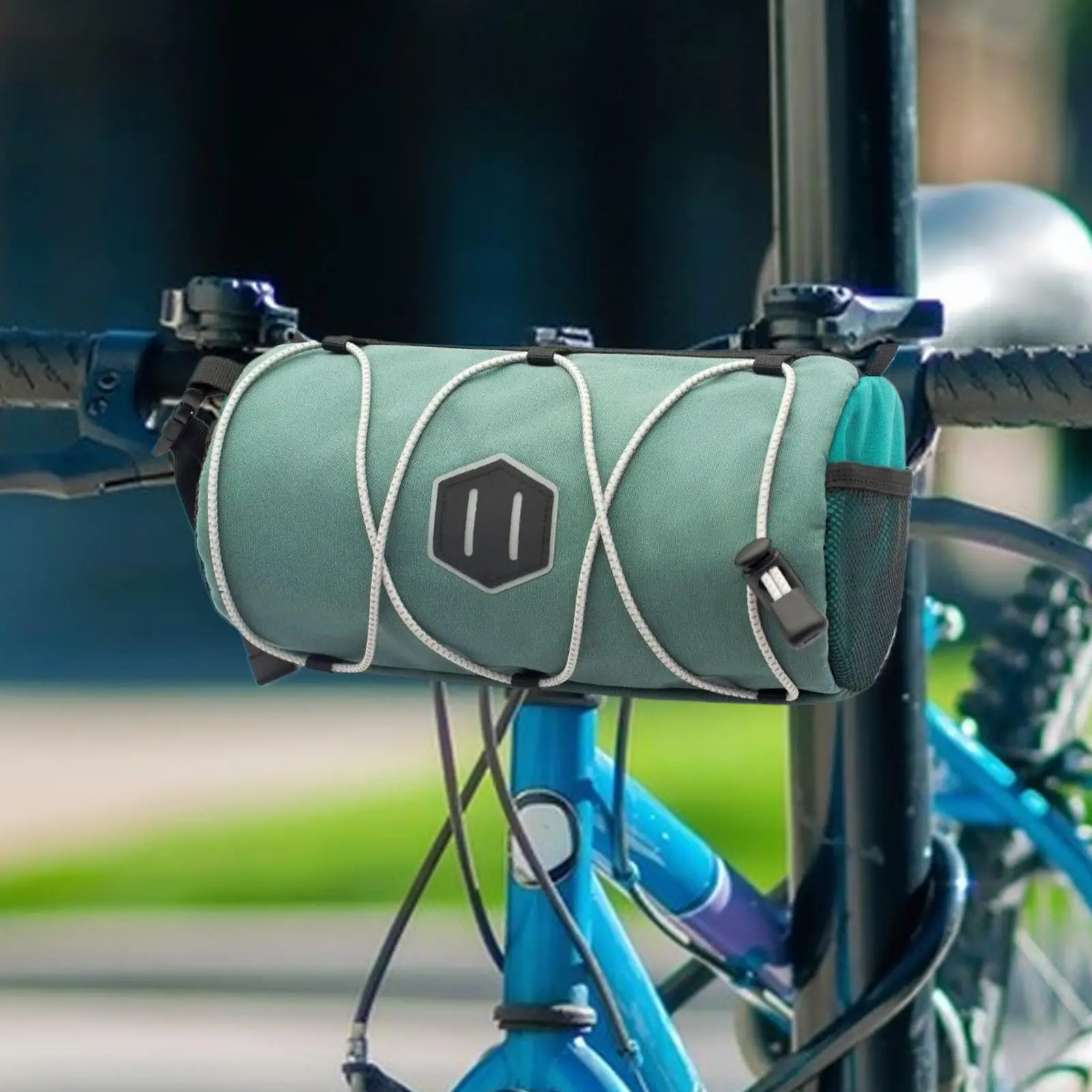 

Bike Handlebar Bag Frame Bag Front For Cycling Mountain Bike Organizer Pack Reflective Top Tube Pouch For Mobile Phone Purse