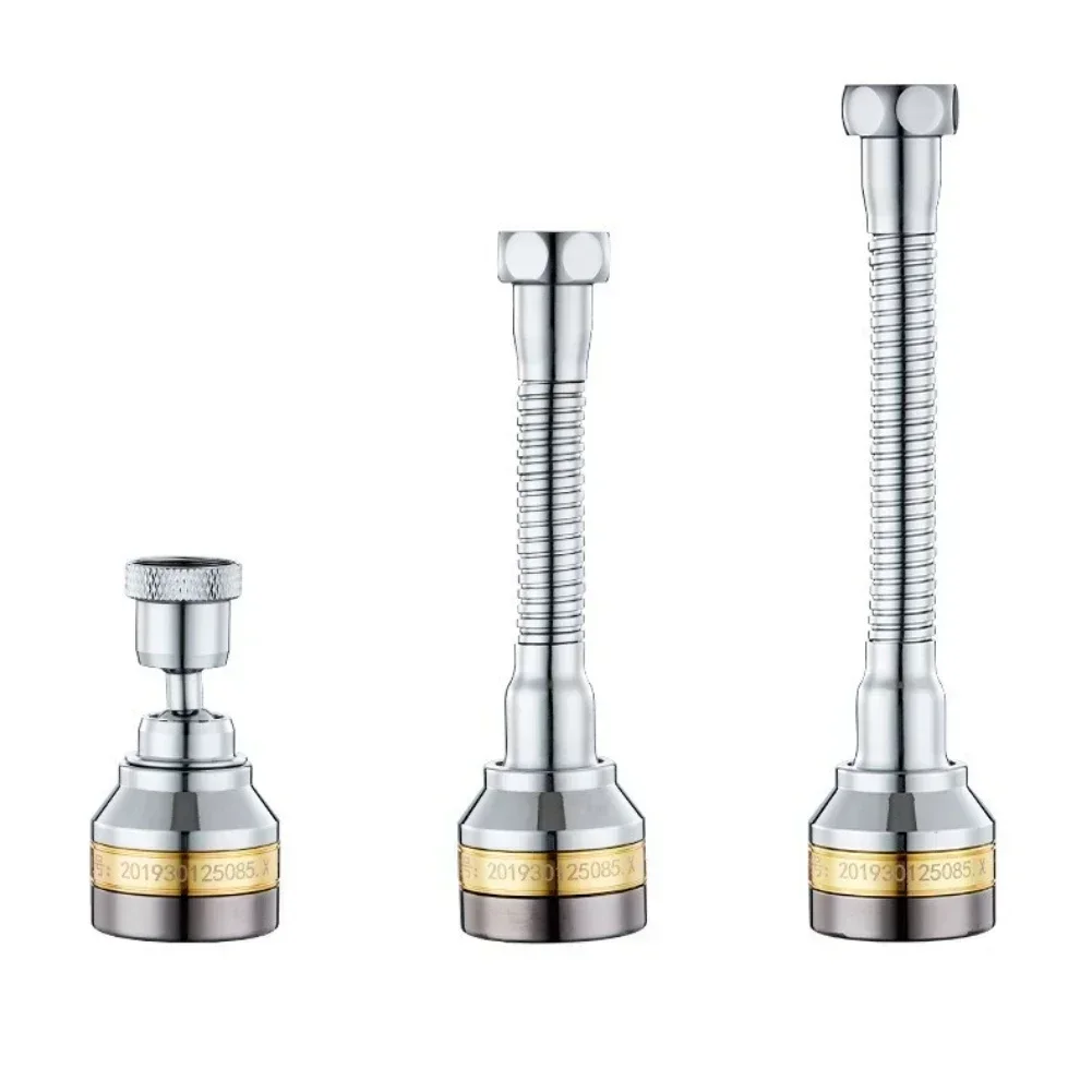 1pc High Quality Brass Kitchen Tap Head Faucet Aerator Extender Anti-Splash 3 Levels Adjustable For Kitchen Sink Bathroom Sink