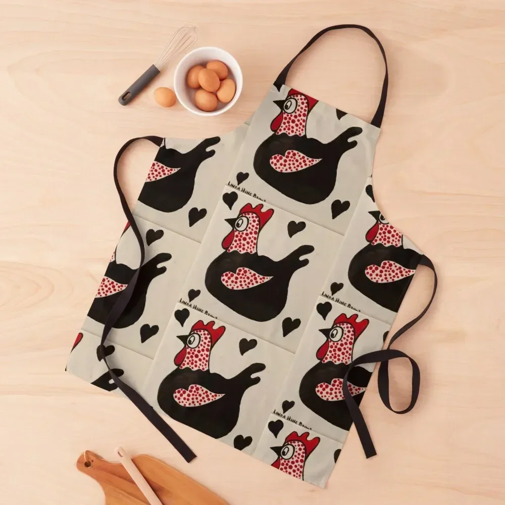 

Black Hen Apron for women halloween cookings for women Barber Apron