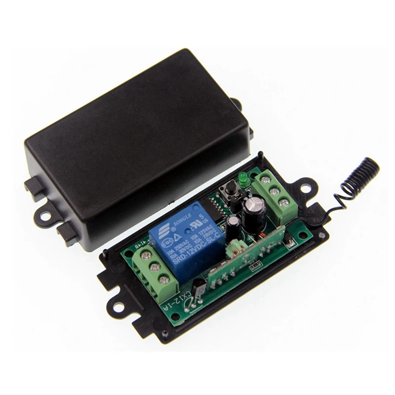 3000M Long Range DC 9V 12V 24V 1 CH 1CH RF Wireless Remote Control LED Light Switch System,315/433 MHz,Transmitter + Receiver