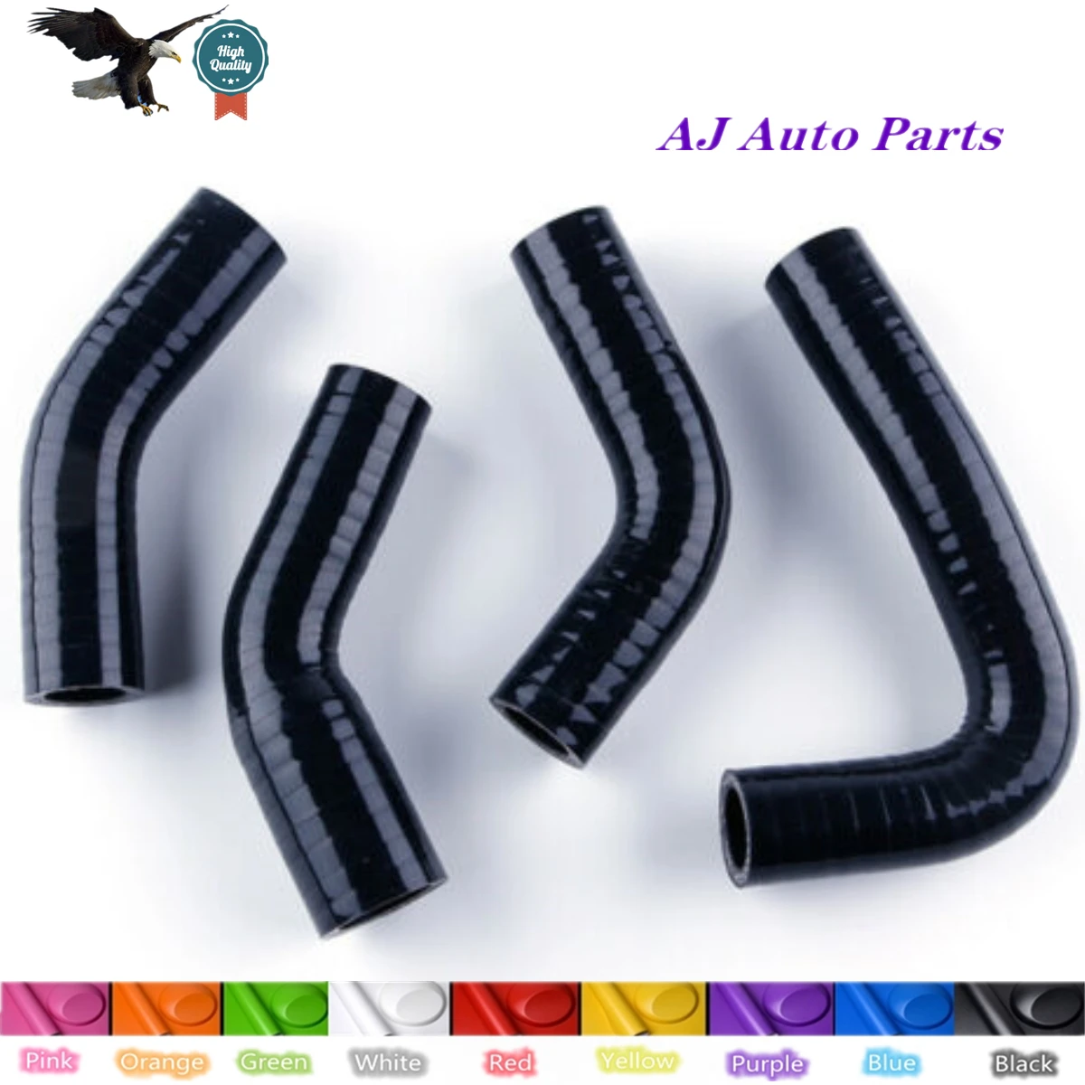 For YAMAHA RD350 RZ350 RZ 350 YPVS Silicone Coolant Radiator Hose Kit Pipe （3 -PLY Hose ）