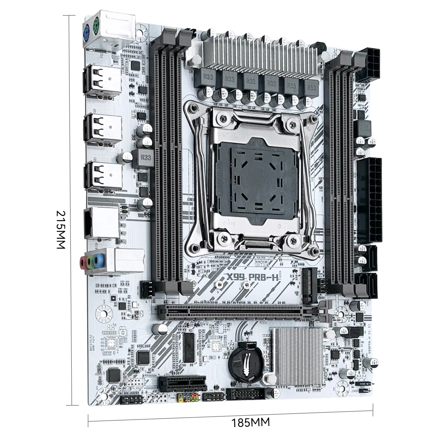 Imagem -03 - Machinist-kit de Placa Mãe X99 Pr8-h Lga 20113 Grupo Xeon e5 2676 Processador Cpu v3 Ddr3 Ecc 2x8gb 1333mhz Ram Nvme M.2 Sata