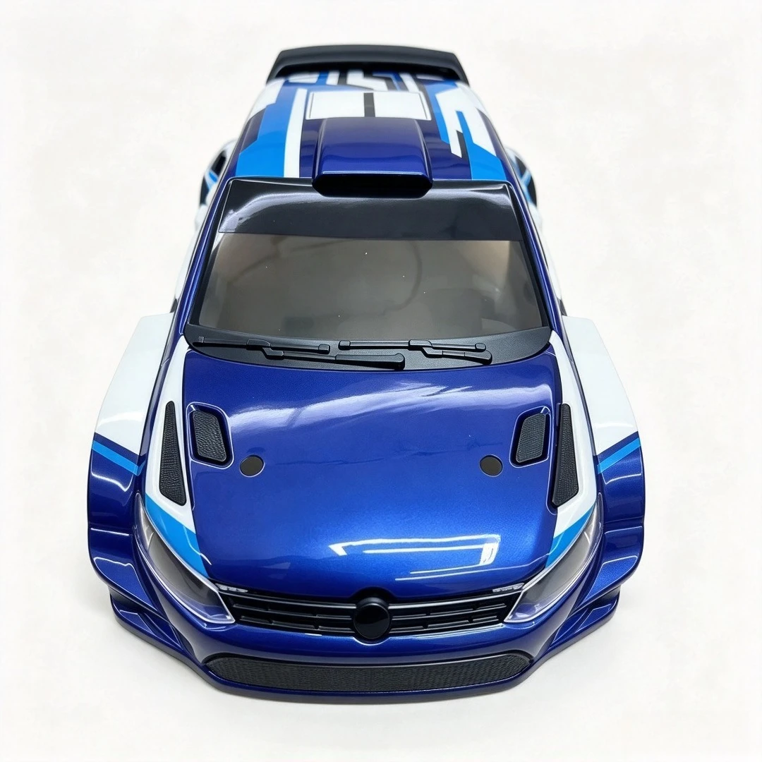 For 1/7 MJX 7303 7304 RC Rally Car V2 Magnetic Mod Kit Body Shell Assembly Spare Custom Model Number Decor Styling Upgrade Parts