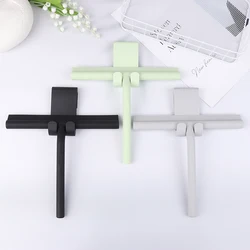 Window Glass Shower Squeegee Wiper Silicone Scraper Cleaner Brush Long Handle Bathroom Mirror Wiper Scraper Cleaning Accessories