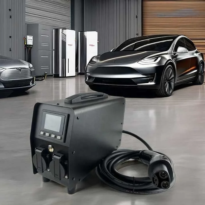 محطة طاقة محمولة 3KW V2L 30A عاكس تفريغ السيارة الكهربائية مناسب لـ Nacs Te sla 3/Y/S/X النسخة الأمريكية te sla V2l