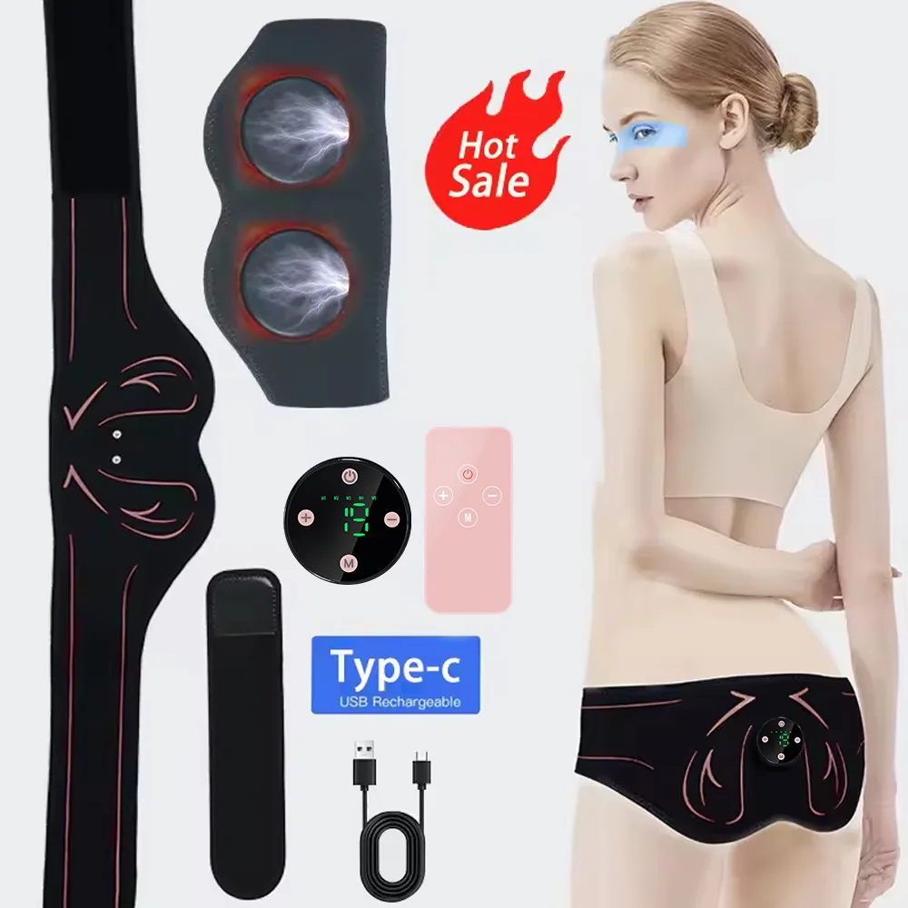 EMS Muscle Stimulator Hips Trainer Glute Trainer Electric Buttocks Massager Muscle Toner Help Lift Shape Tighten Butt Women Men