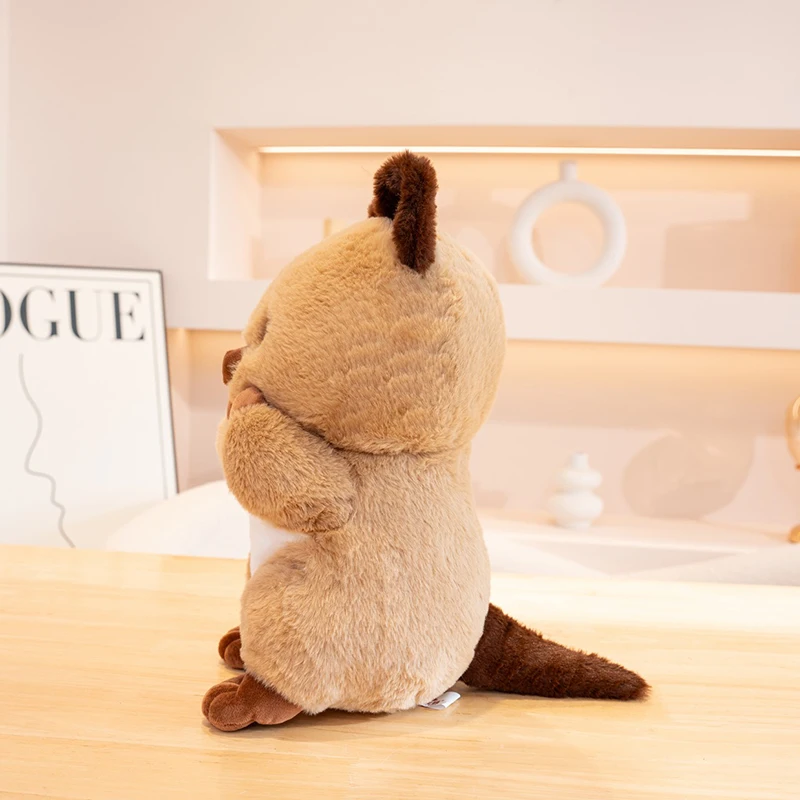 40-50cm 사랑스러운 캥거루 봉제 인형 Kawaii 웃는 캥거루 플러시 장난감 만화 캥거루 동물 베개 쿠션 홈 인테리어