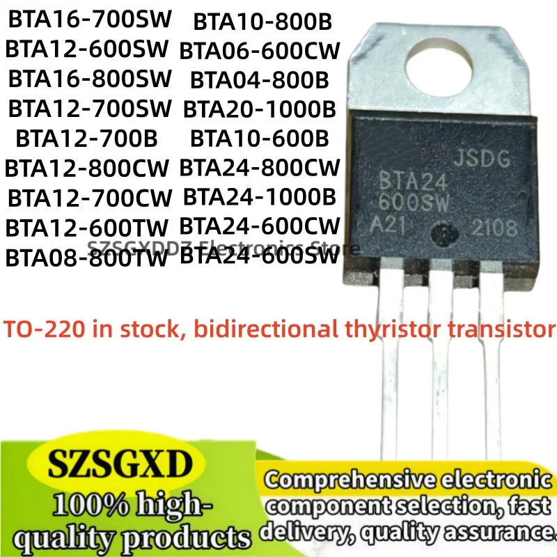 10-20Uds BTA16,BTA12,BTA20 BTA24,BTA10,BTA06 BTA08,BTA04 700CW 600TW,800TW 600B,800B,700B,1000B 600SW, 800SW,700SW 600CW,800CW