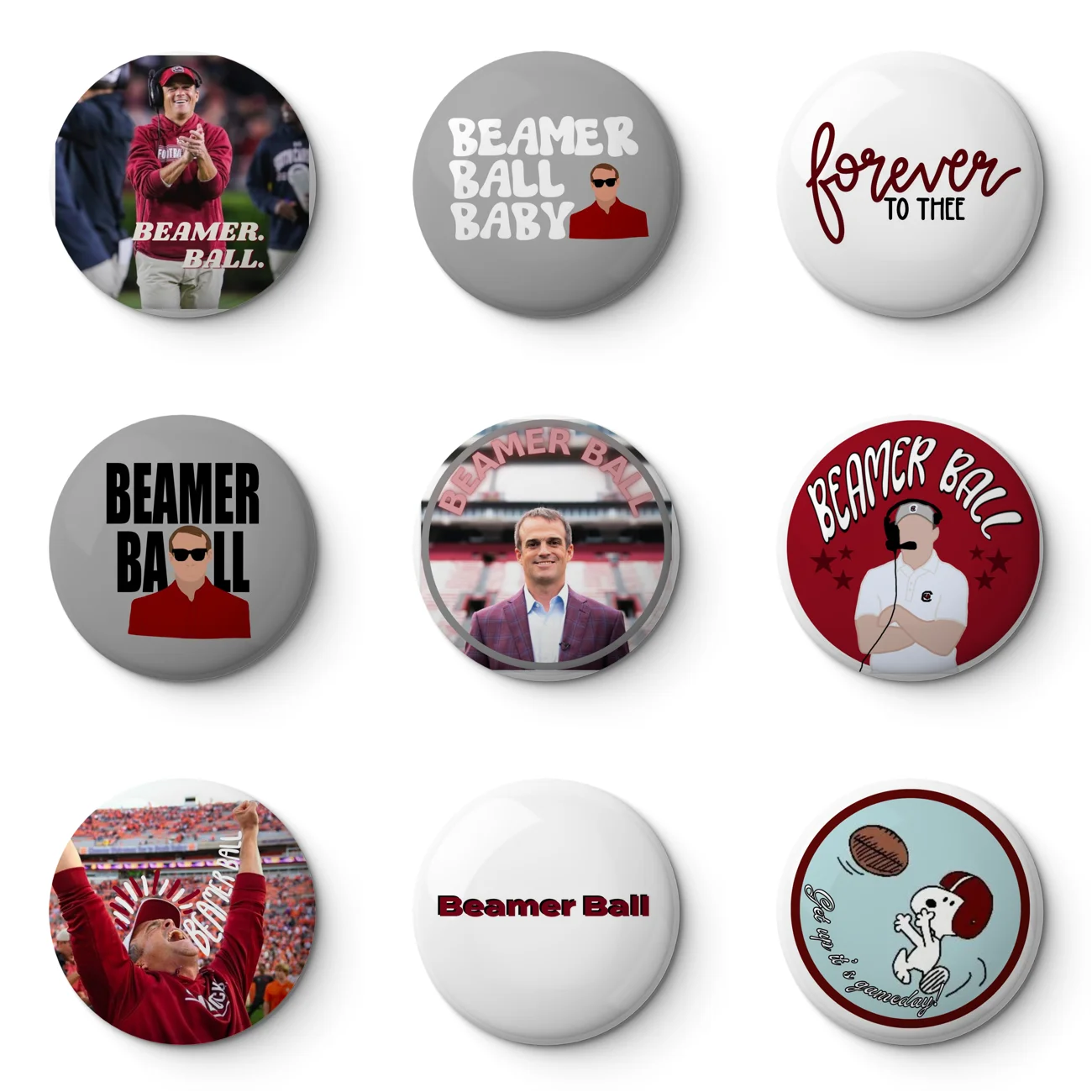 Shane Beamer South Carolina Gameday Soft Button Pin Customizable Metal Decor Women Jewelry Gift Cute Funny Hat Lover Lapel Pin