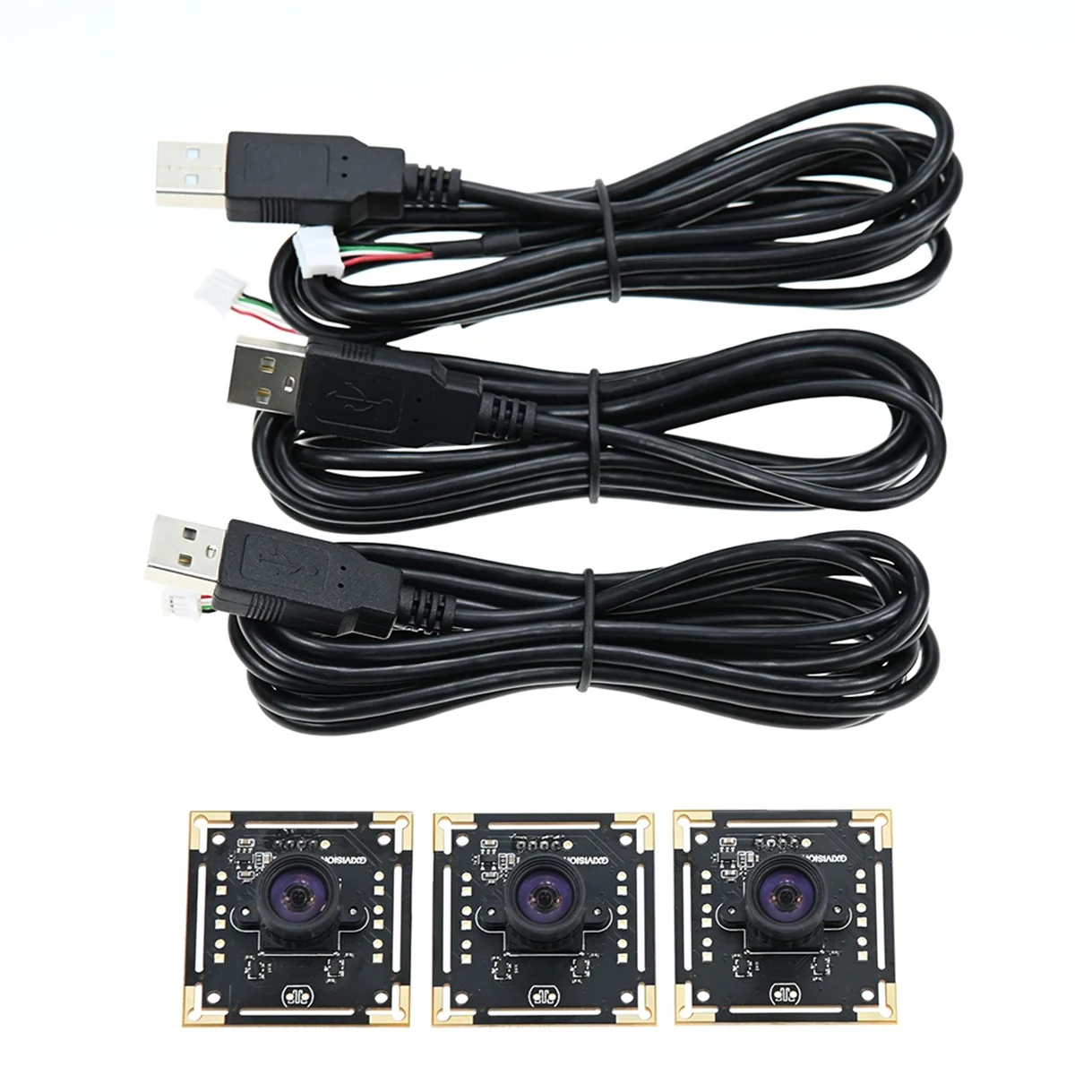 3PCS Camera Module 100 Degree OV9732 2M Cable 1280x720 30fps,Compatible for Autodarts.Io,USB Drive Free