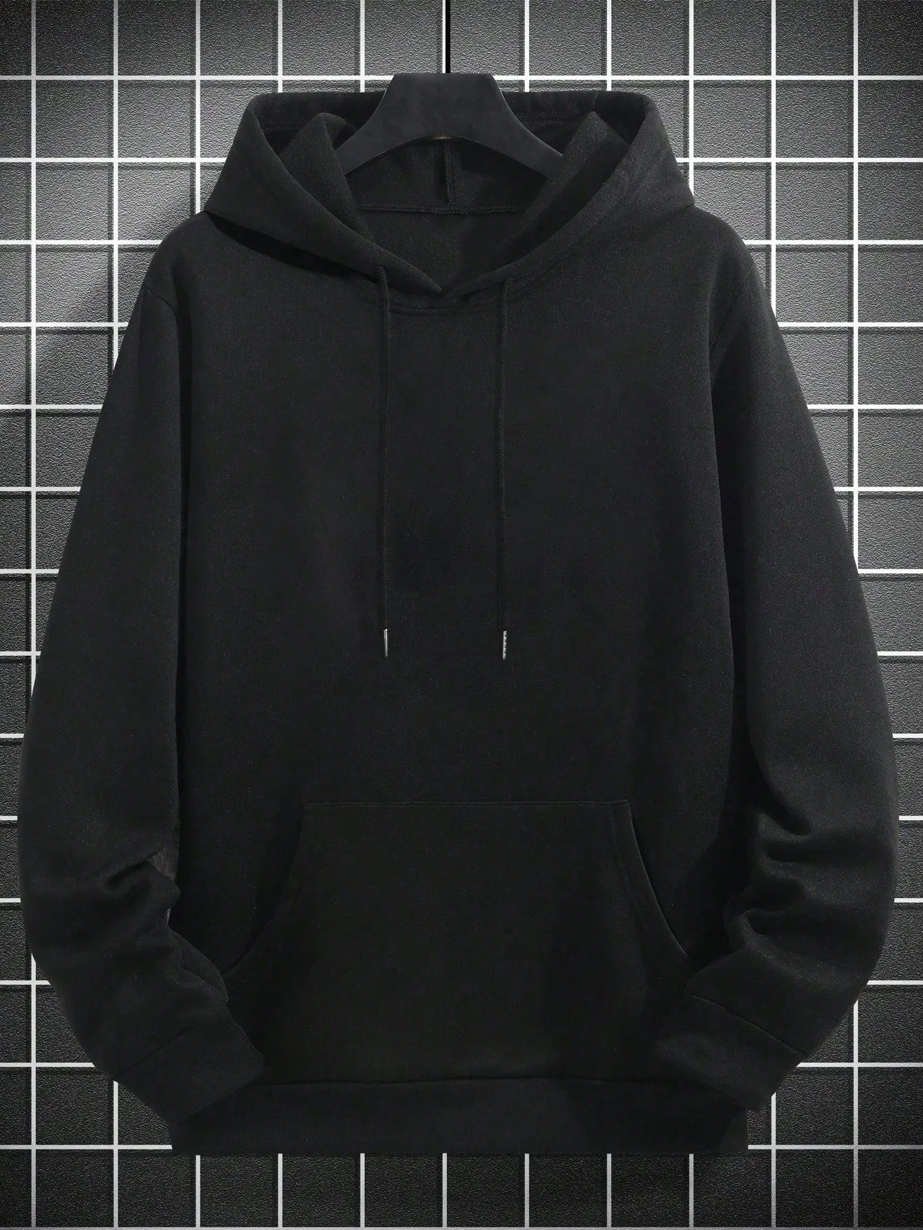 Japanesesamurai print simple and fashionable loose street gothic hip-hop sportswear men's hoodedsweatshirt for autumn and winter
