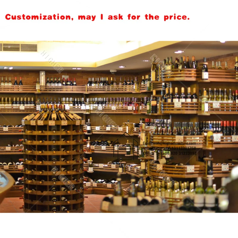 custom.Modern Luxury Constant Temperature Cooler Glass Stainless Steel Red Wine Cellar bar Storage Display Whiskey Wine Display