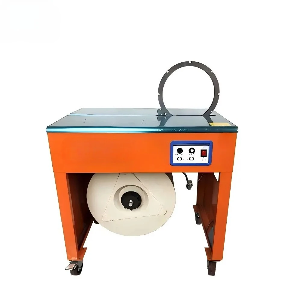 CH25 Case Bundling Machine Carton 9-12mm PP Banding Roll Band Tying Machine with Arch Automatic Strapping Machine