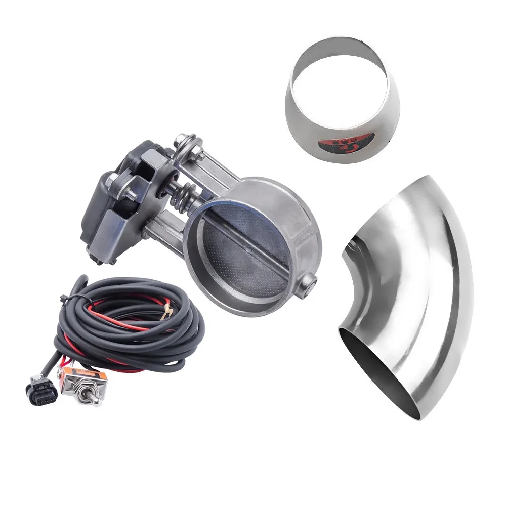 

Excellent Sealing Exhaust Control Valve Electric Exhaust Control Valve Electric Valve With Switch Bends and Reducers，2.0 inches