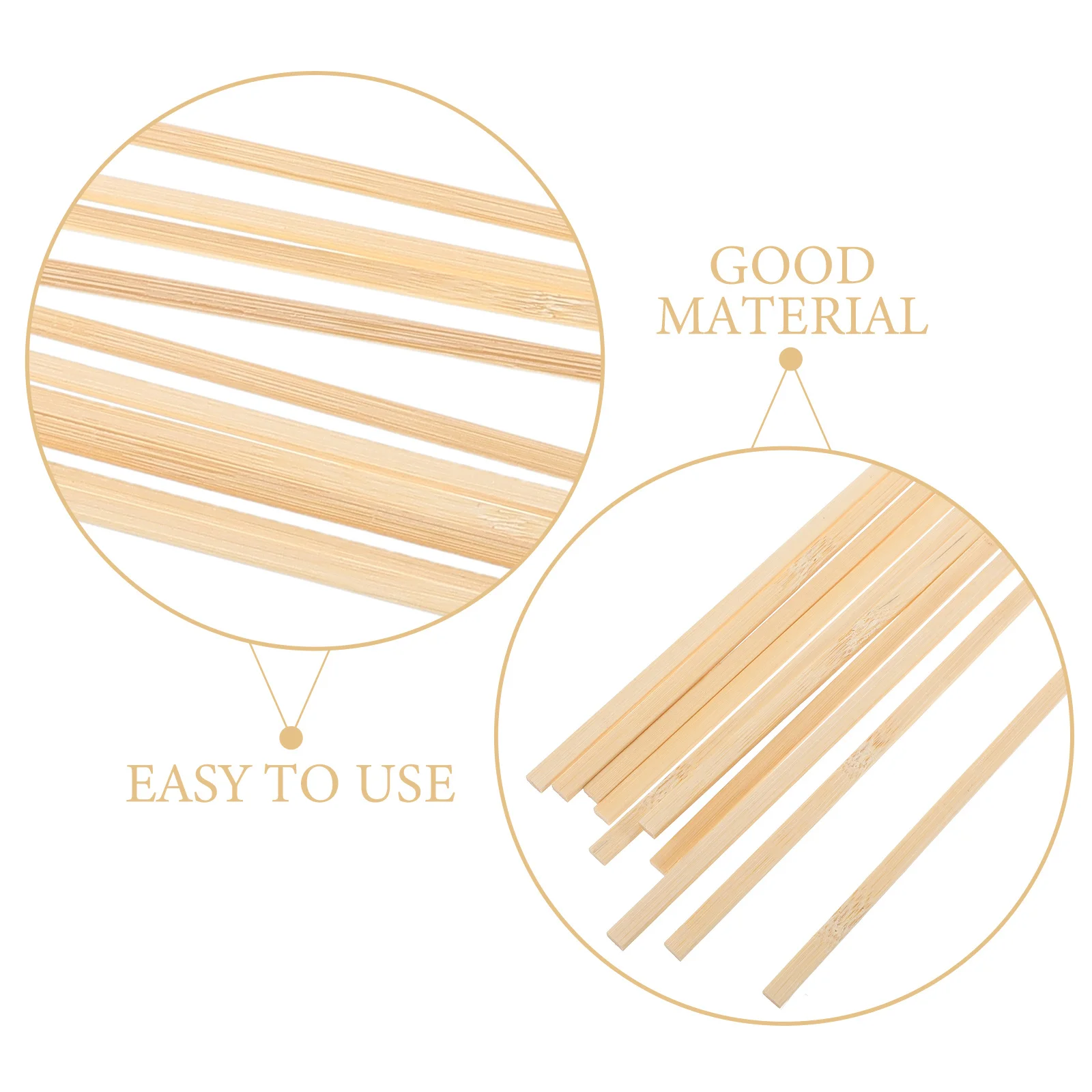 10Pcs Kids Kite Making Bamboo Rods Thin Wooden Sticks for DIY Crafts Strong -Free Dowels for Family Bonding Activities