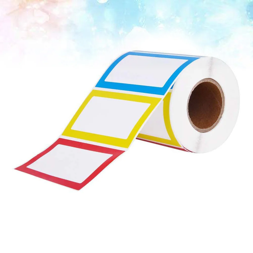 

150Pcs Colorful Label Stickers Assorted Blank Self Adhesive Stickers for Naming Party Favors Containers Boxes Folder Labels