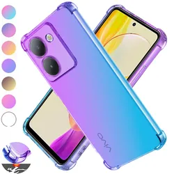 Shockproof Gradient TPU Case for VIVO Y03 Y18 Y18e Y28S Y02 Y17S Y27S Y27 5G Y16 Y36 Protective Cover Fundas Coque Capa