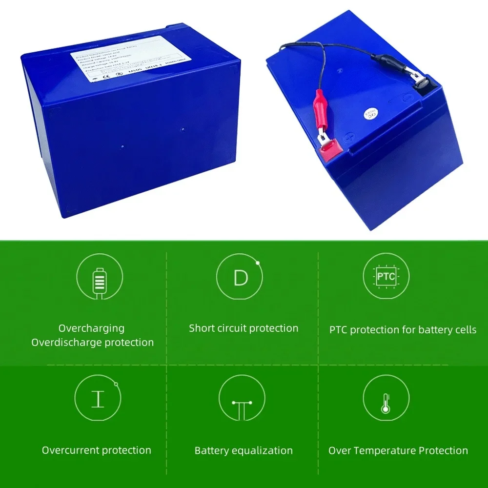 4S5P 14.8V 20Ah Lithium-ion 18650 Battery Pack built-in BMS Suitable for 16.8V Equipment, High-power Inverter, Tourist Car Solar