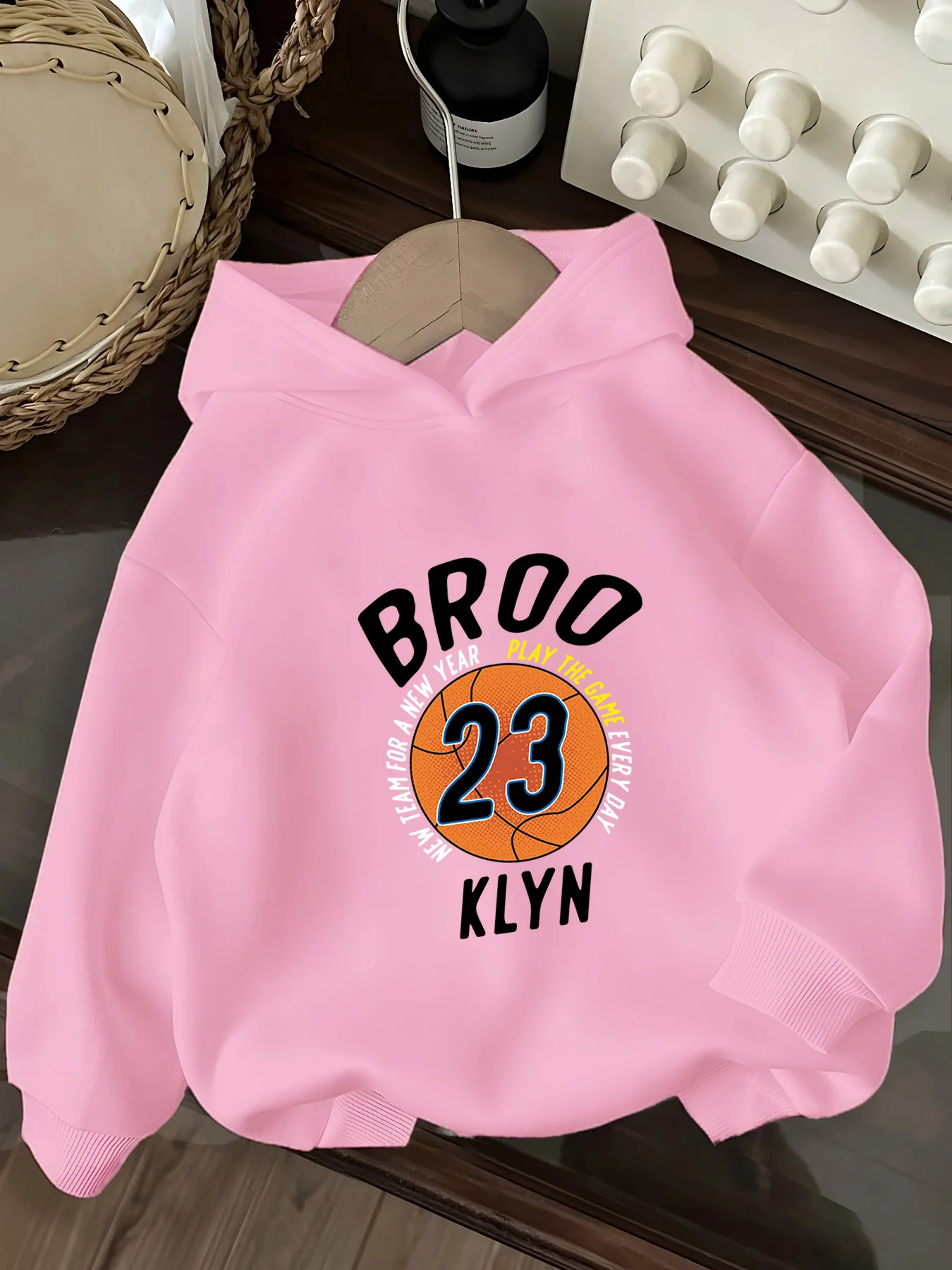 

printed girls hooded sweater children suitable for young girls and students boy party special clothing 120-160 cm