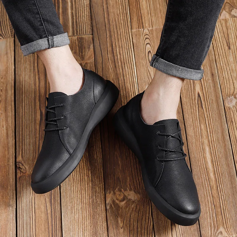 

New Men's casual shoes Casual Gentleman Minimalist British Style Party or Business 38-47 Comfortable high-quality plus size