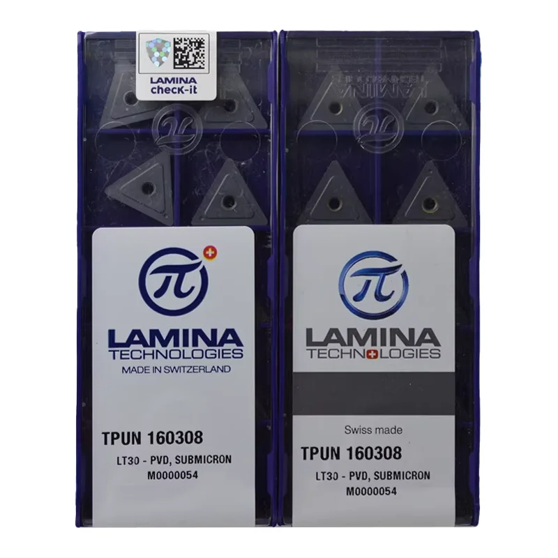 

10pcs LAMINA Original TPUN160308 LT30 Cutting Tools Carbide CNC Milling cutter carbide Inserts