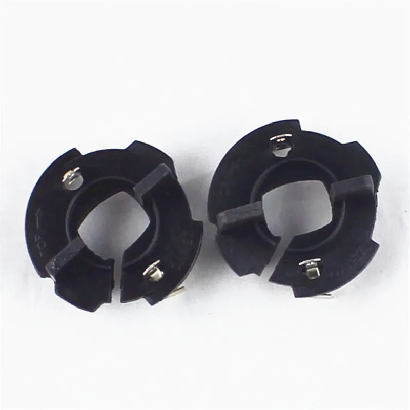 FSYLX 2X H7 HID Xenon Lamp Light bulb Adapter Holder retainer For Volkswagen Jetta Golf 5 Touran Lavida Caddy xenon headlight