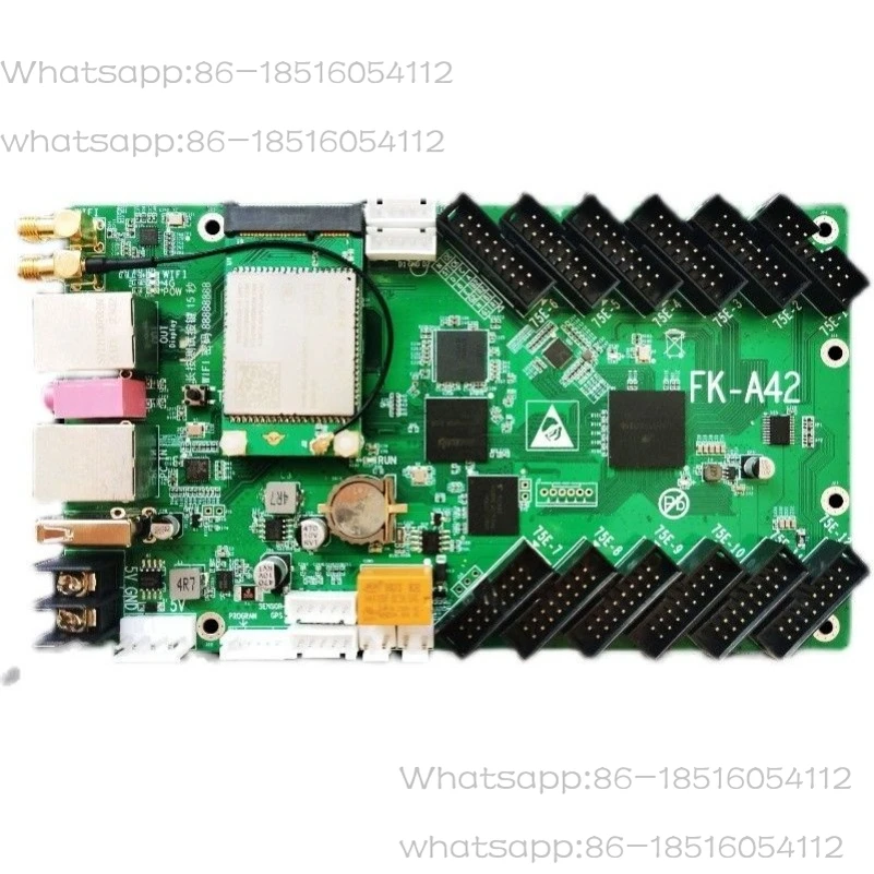 Suitable for Wifi Wireless FK-A42 Mobile Phone 4G Remote AR16 Network Port Full Color LED Display Control Card A41