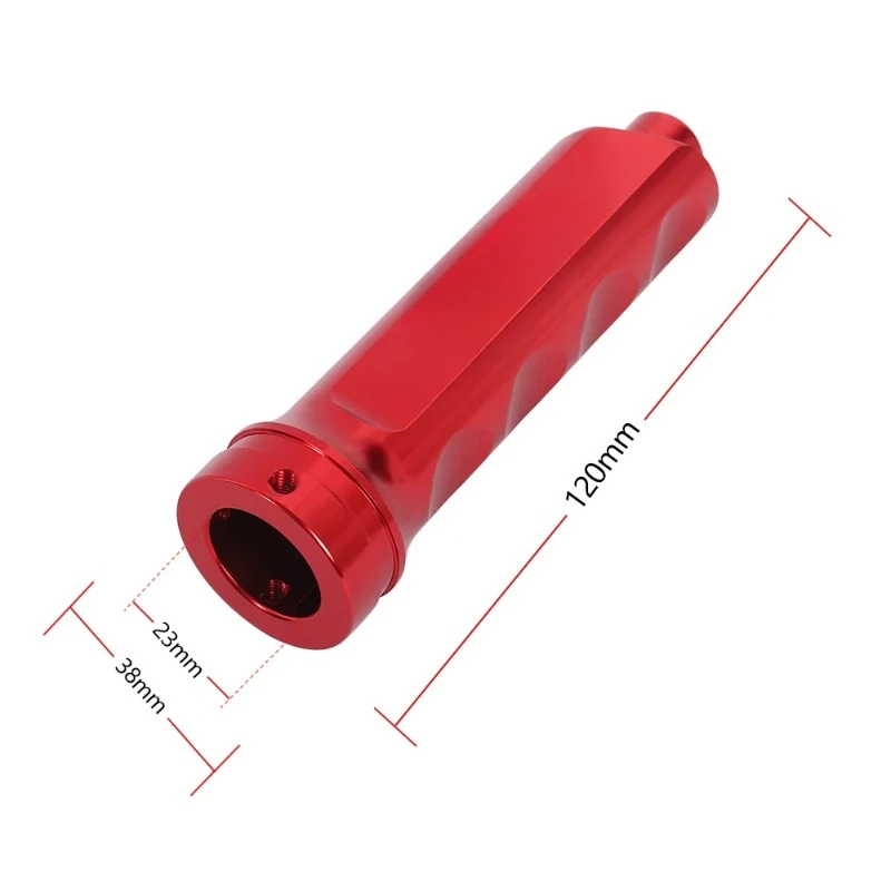 

1PCS Car Hand Brake Sleeve Handle Cover Anti-slip Decoration Handbrake Protector Cover Aluminum