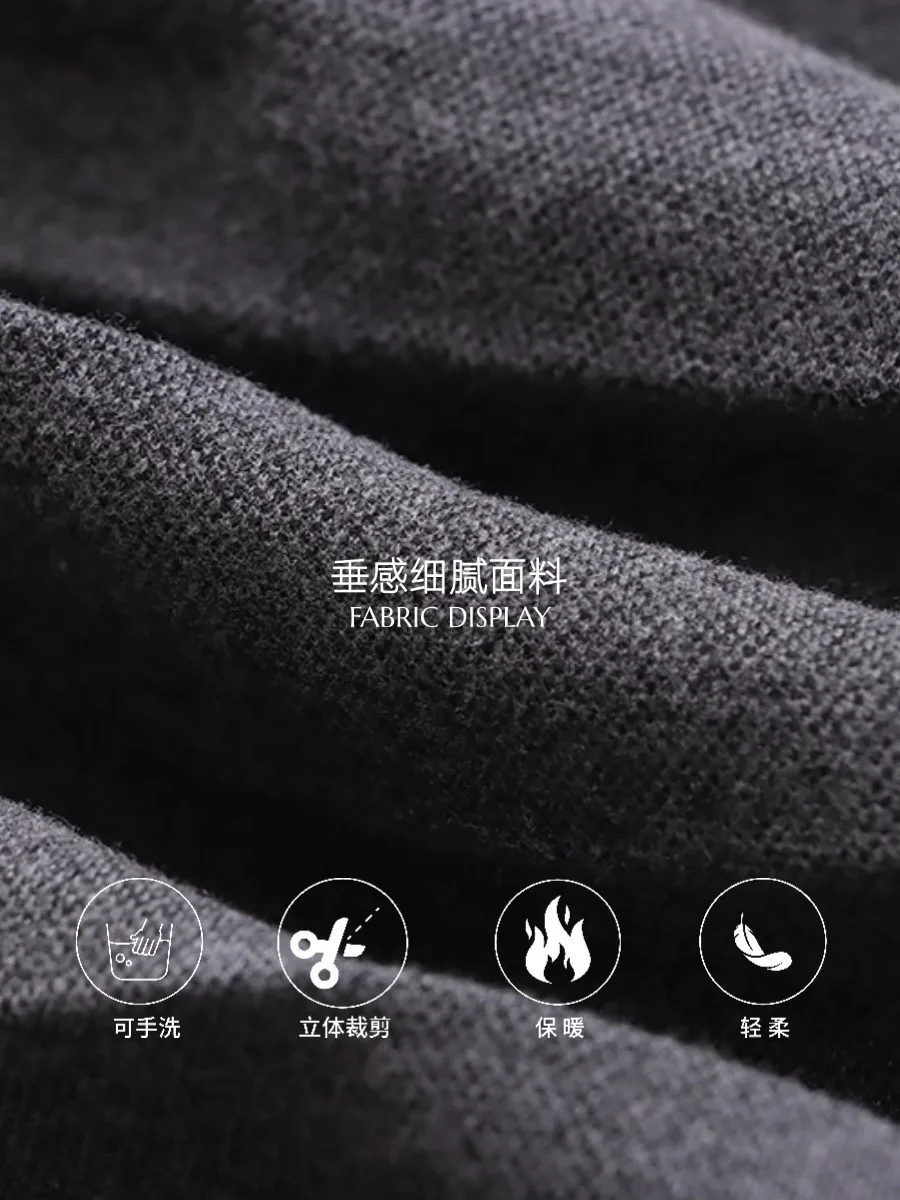 กระโปรงทรงเอพลีทจีบระบายเอวสูงทันสมัยสำหรับผู้หญิงในฤดูใบไม้ร่วงและฤดูหนาว กระโปรงยาวปานกลางอเนกประสงค์