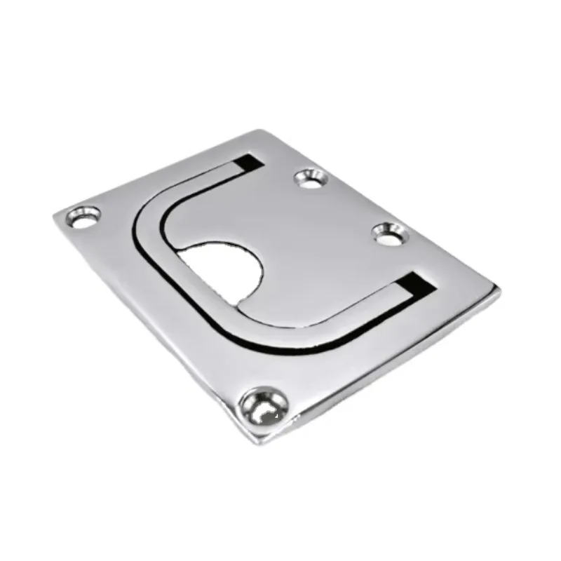 

STLF Marine Hardware Stainless Steel Locker Hatch Latch Turning Boat Square Lock Lift Handle