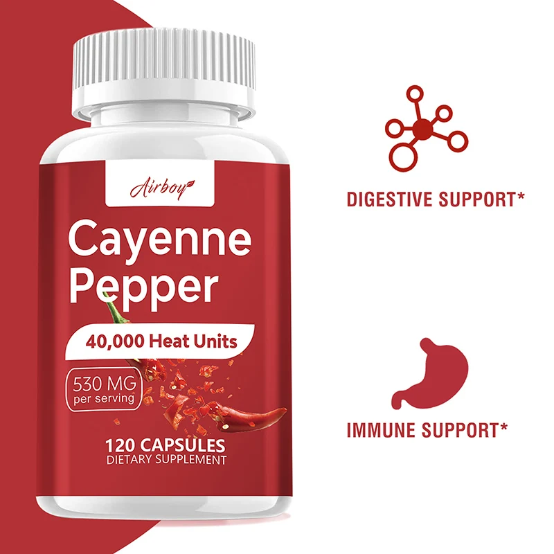 Cayenne Pepper - Detoxification, Digestion, Gut Health Immunity, Supports Heart Health