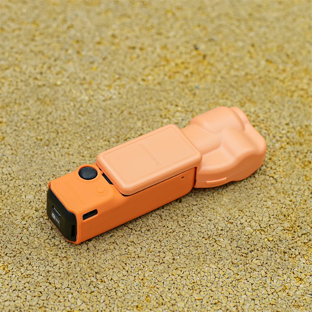 الغطاء الواقي ل DJI OSMO POCKET 3 Gimbal سيليكون الإسكان غطاء العدسة قاعدة مغناطيسية قوس جبل المضادة للخدش الملحقات