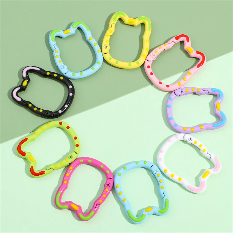 1-шт-28x35-мм-сплав-окрашенный-распылением-двухсторонний-капающий-масло-брелок-в-форме-кошки-милое-украшение-для-diy-кулон-брелок