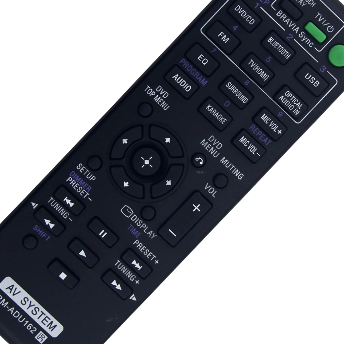 Mando a distancia ADU162 para cine en casa, repuesto para DVD, sistema AV, DAV-TZ140, HBD-DZ170, WS123, TS124