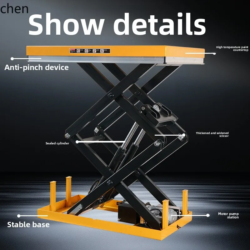 YFY  Fixed Electric Lifting Platform Scissor Hydraulic Lifting Table Logistics Unloading and Loading Lifting Machine